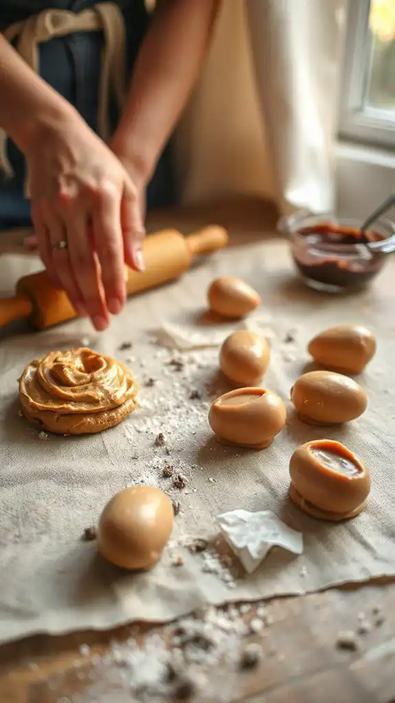 form peanut butter eggs form peanut butter eggs