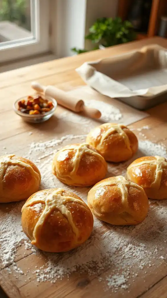 form the dough into buns