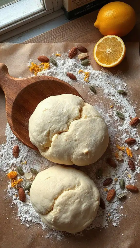 form the dough loaves form the dough loaves