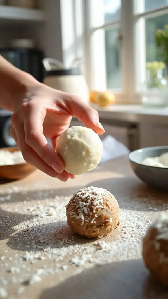 form truffle balls manually form truffle balls manually