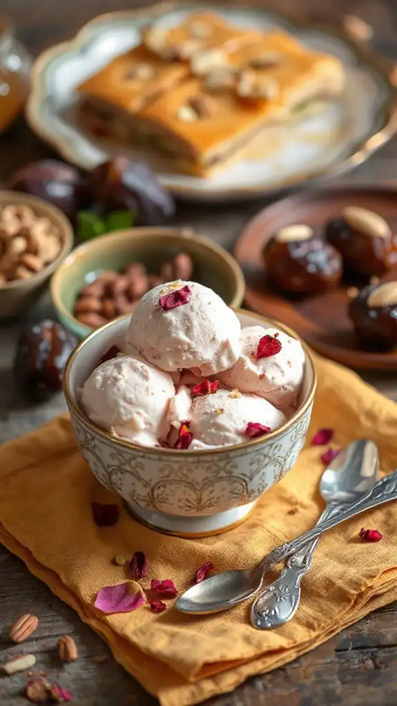 fragrant spiced summer dessert
