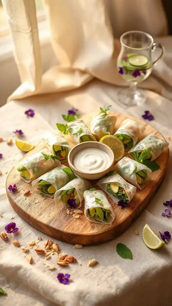 fresh avocado lime rolls fresh avocado lime rolls