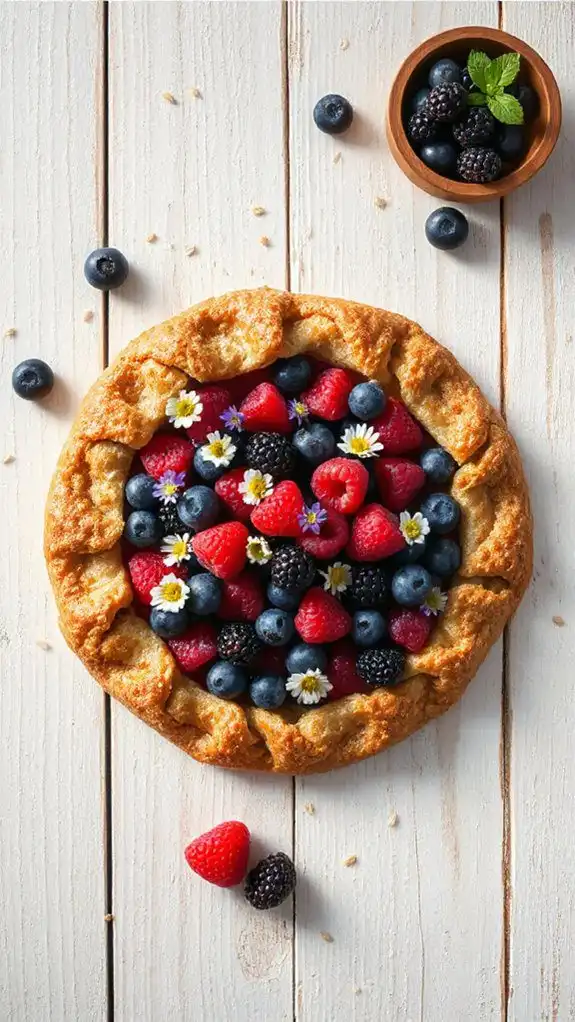 fresh berry summer tart