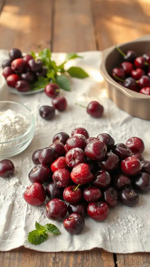 fresh cherries and storage