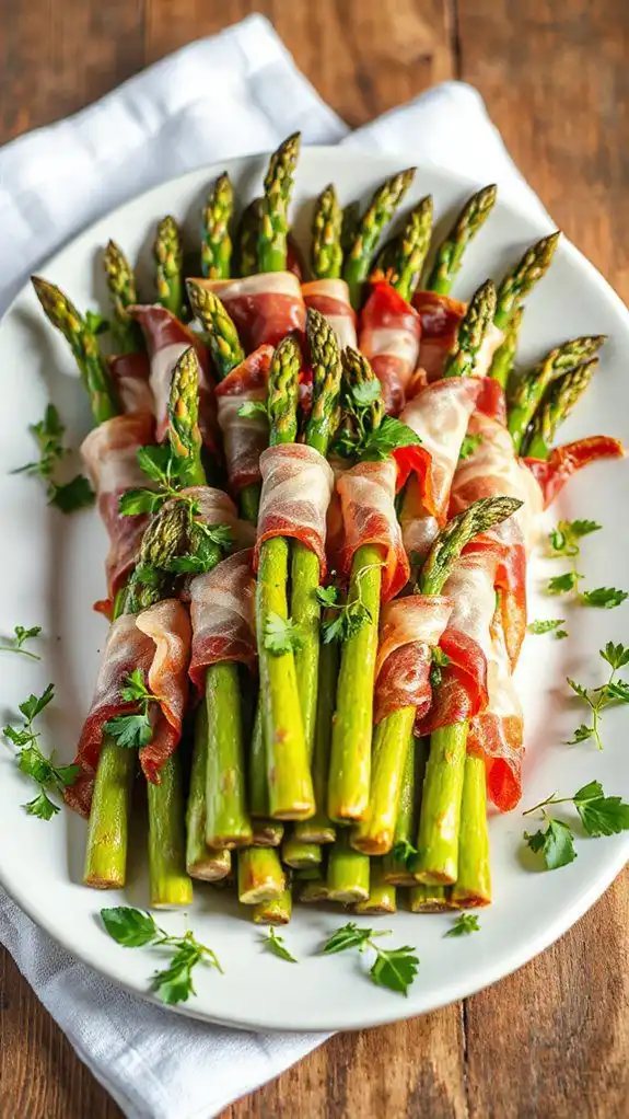 fresh herbs for garnish