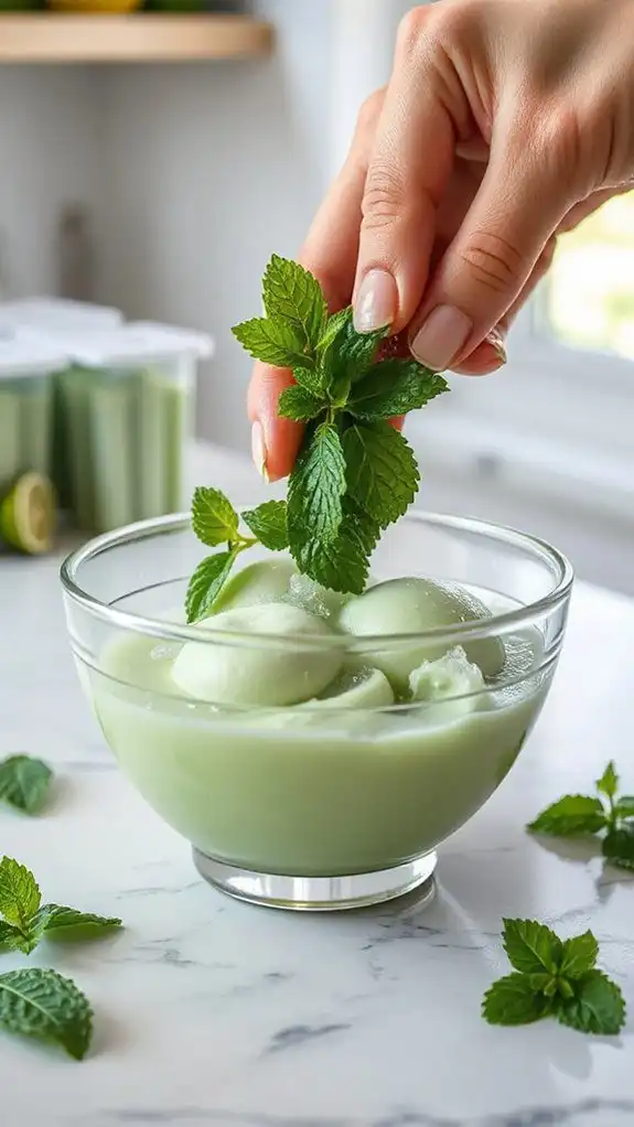 fresh mint cooling revitalization