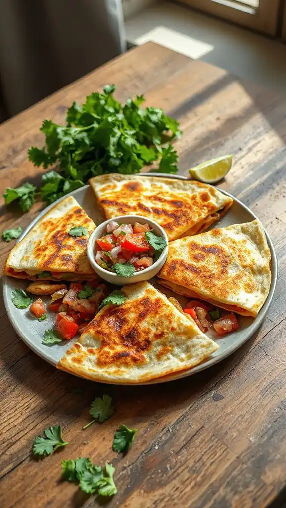 fresh salsa on plate