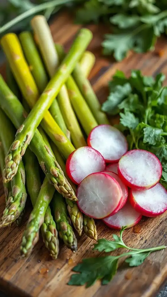 fresh vegetables should precede
