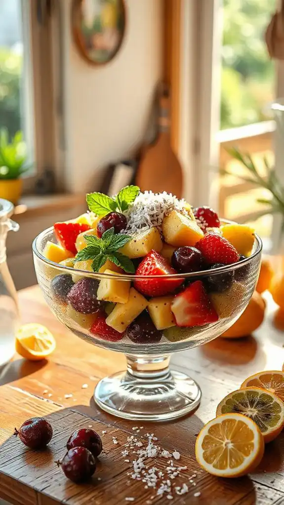 fresh vibrant summer salad