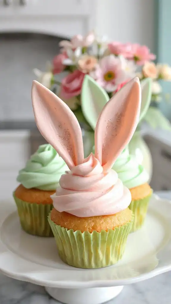 frosting decorates bunny ears