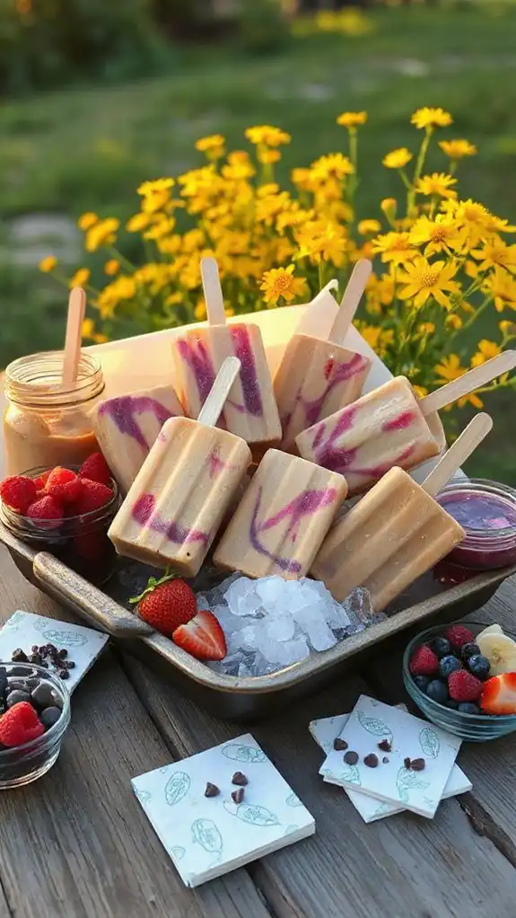 frozen peanut butter pops