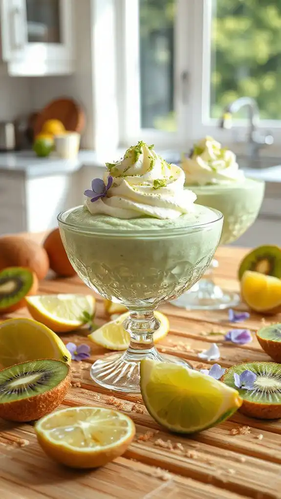 fruity airy summer dessert