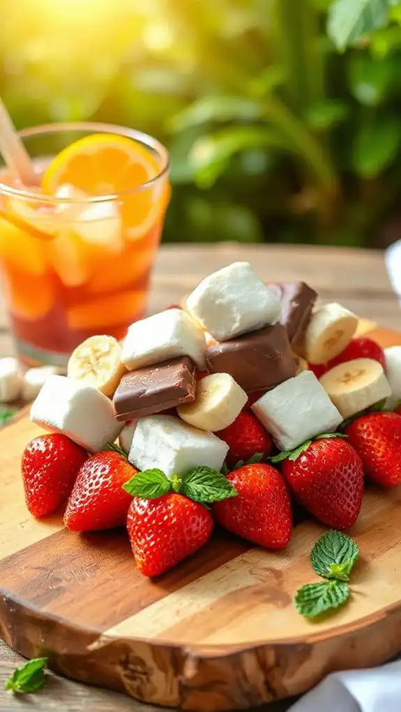 fruity s mores on skewers fruity s mores on skewers