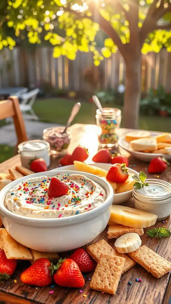 fun sweet creamy dip