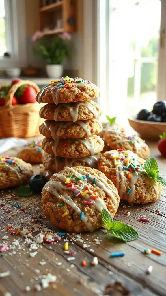funfetti oatmeal celebration cookies