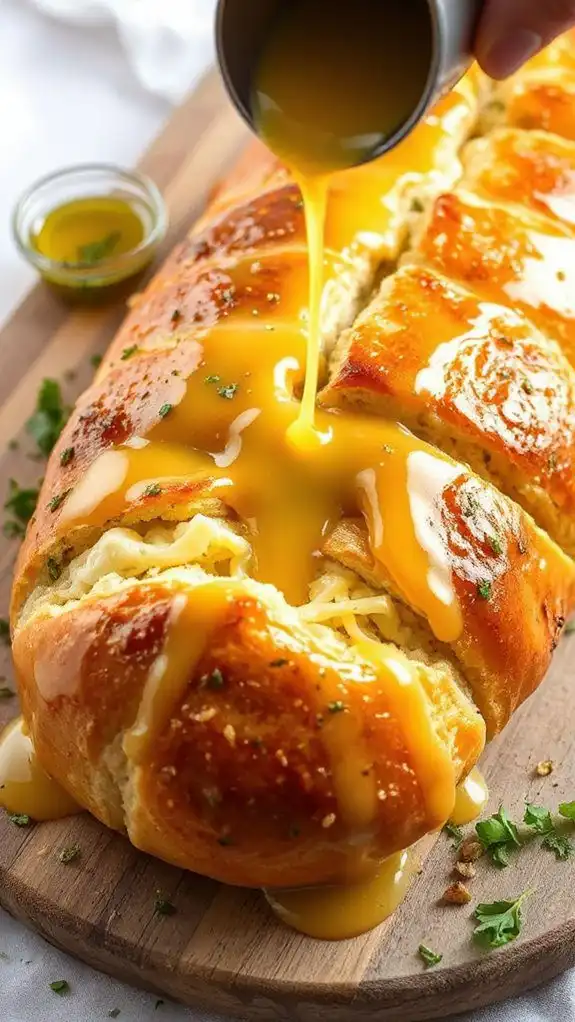 garlic butter glaze enhancement