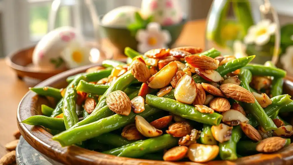 garlicky green beans recipe