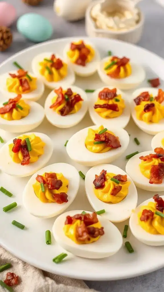 garnish dish with chives