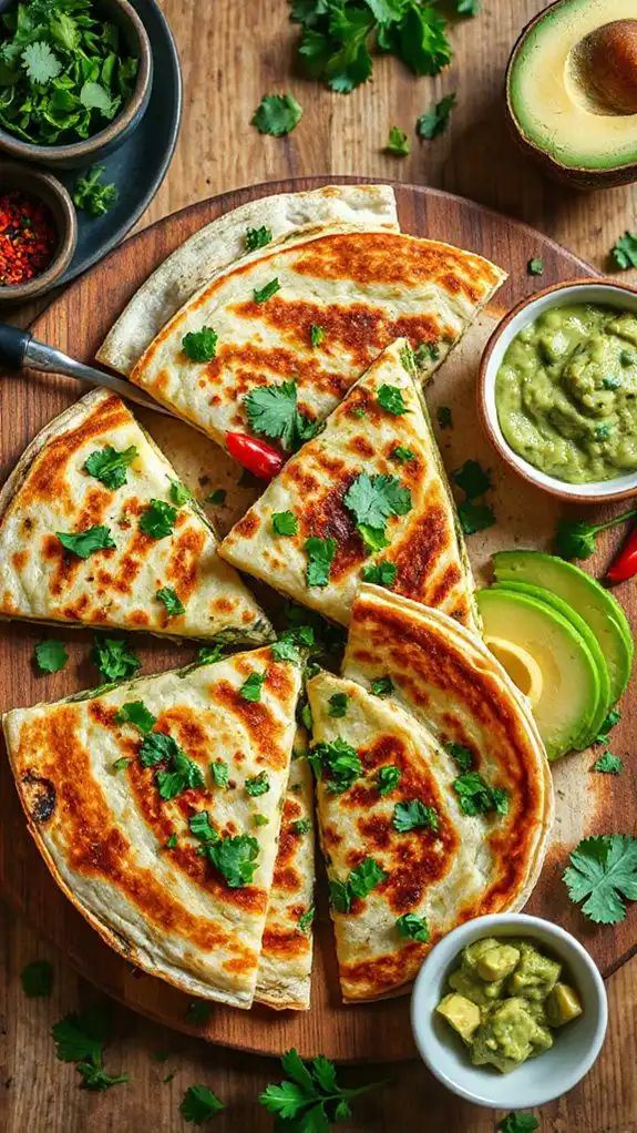 garnish dish with cilantro