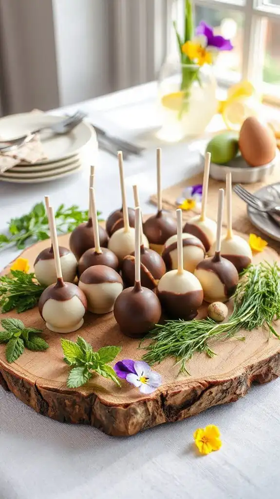 garnish dishes with herbs