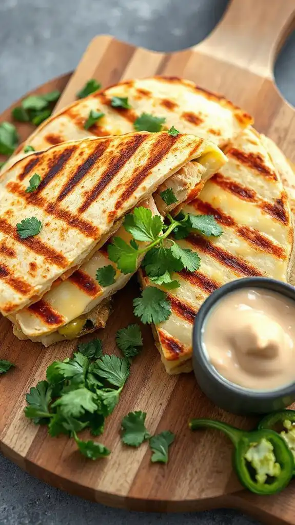 garnish using fresh cilantro