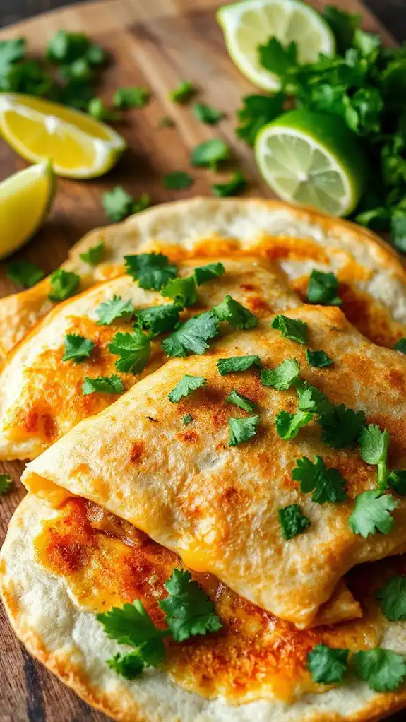 garnish using fresh cilantro