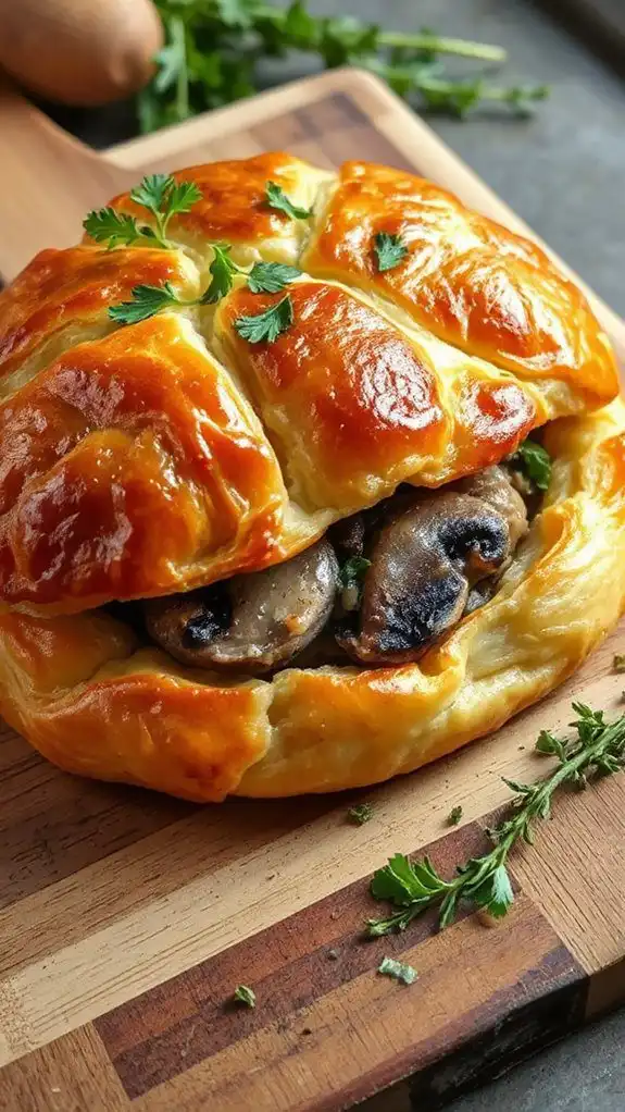 garnish using fresh herbs
