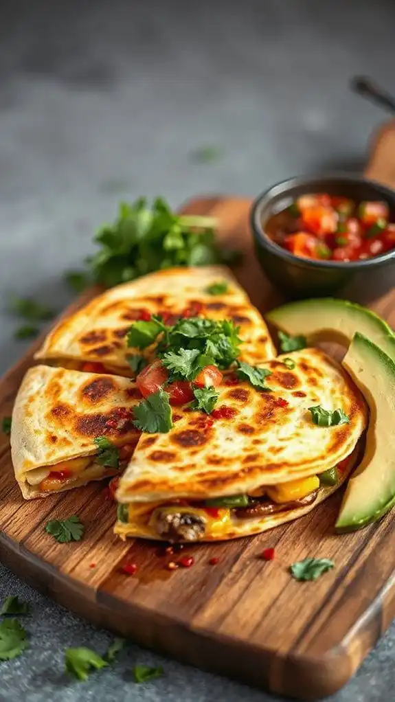 garnish with fresh herbs