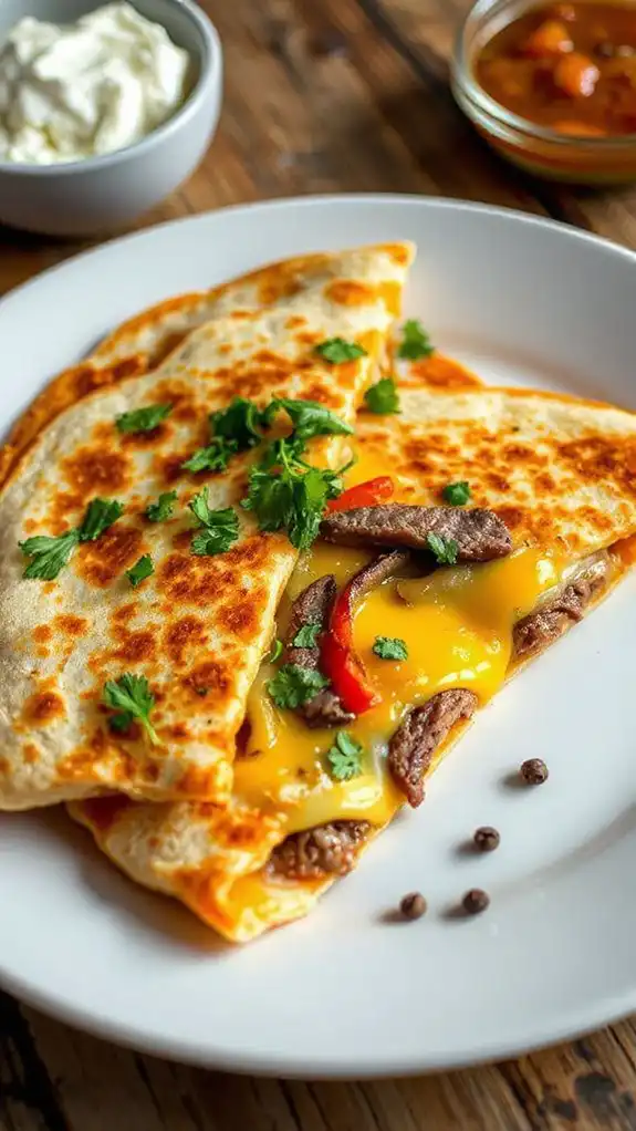garnish with fresh herbs