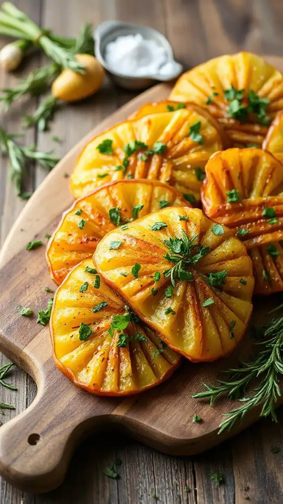 garnish with fresh herbs