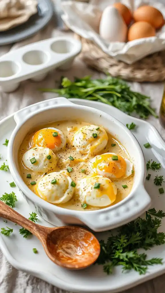 garnish with fresh herbs