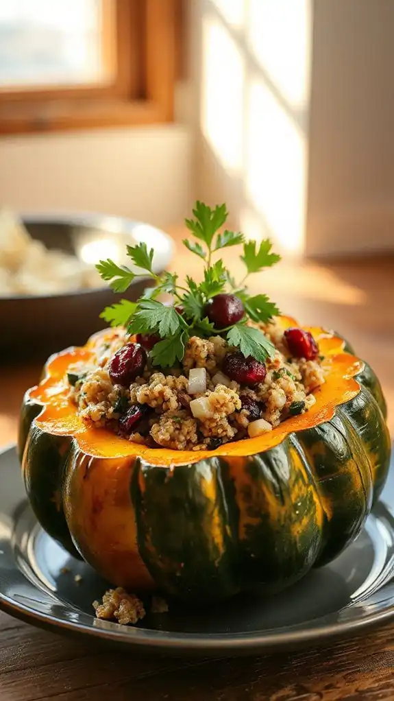 garnish with parsley sprigs