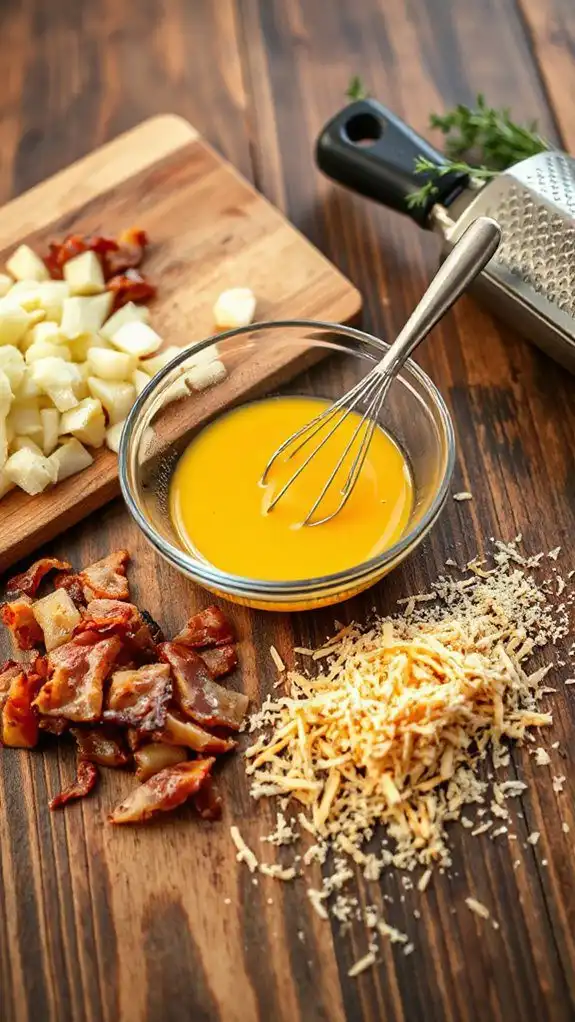 gather ingredients for filling