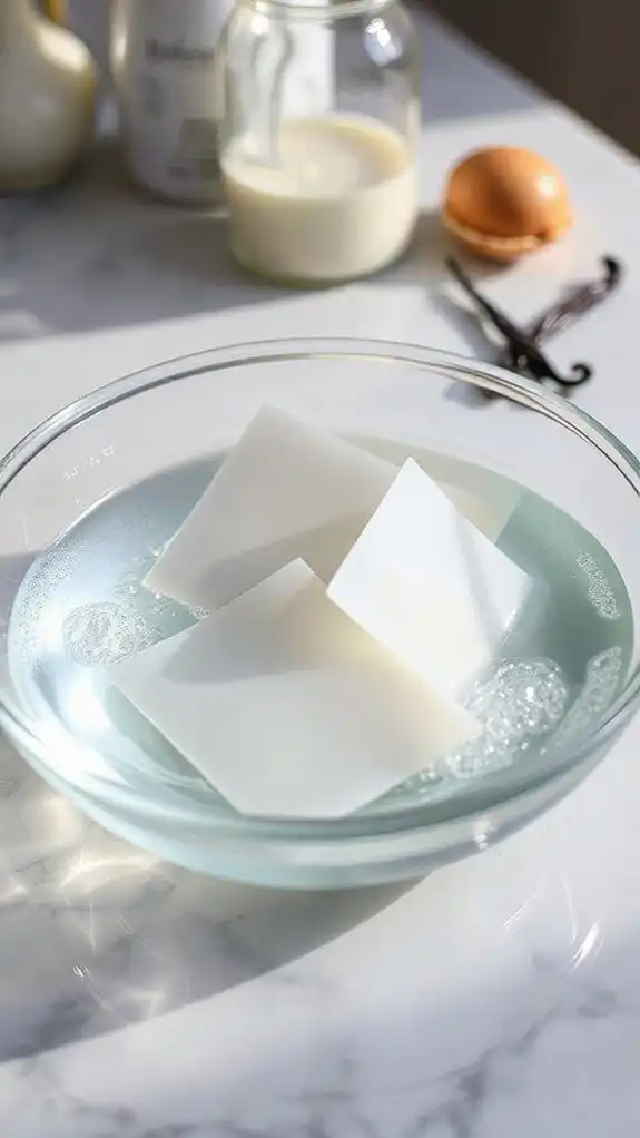 gelatin s hydrogen bonded structure