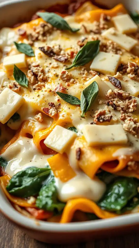 generously add cheese layer