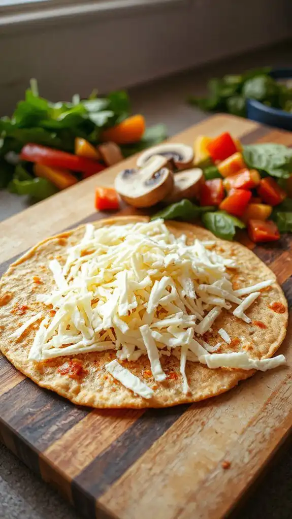 generously add cheese liberally