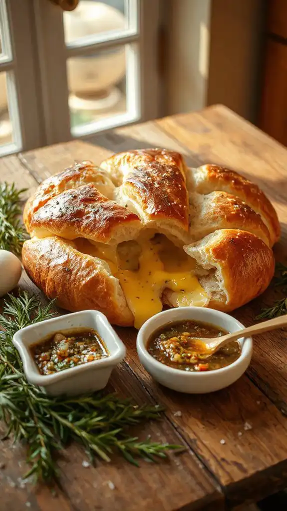 generously add spiced filling