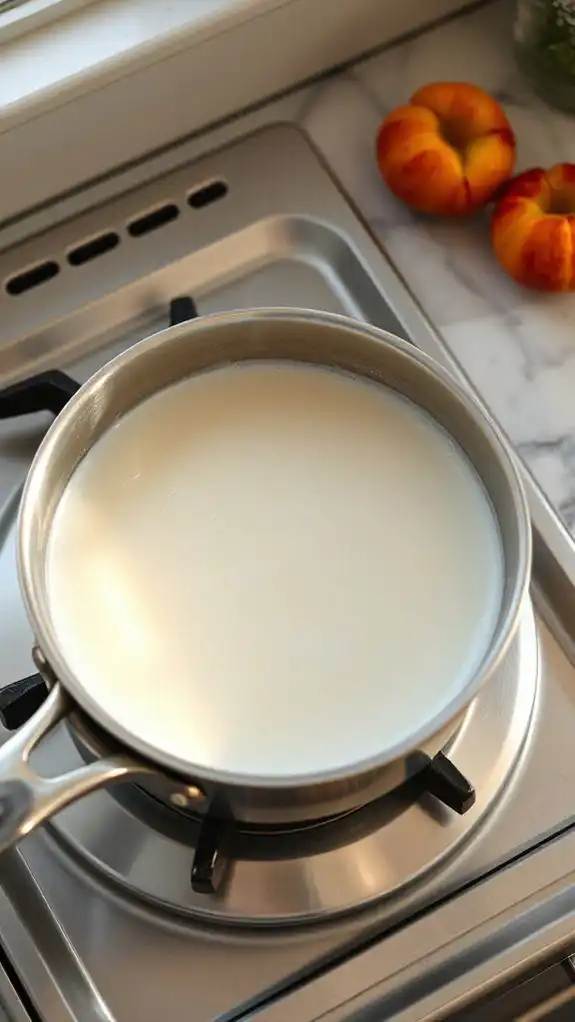 gently heat for nutrition