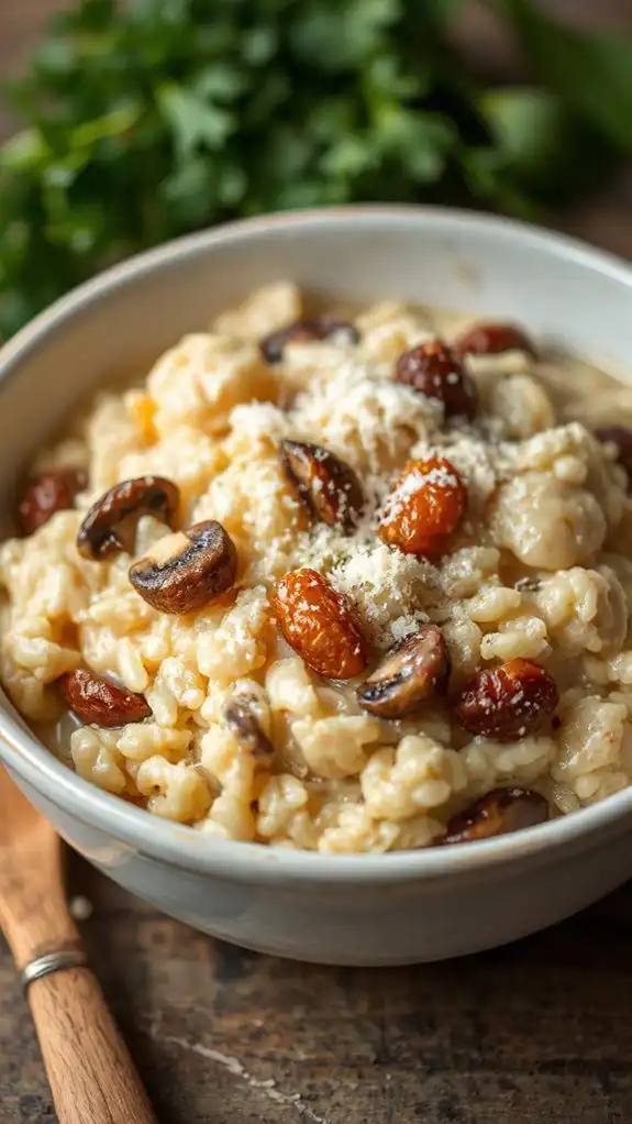 gently incorporate raisins mixture