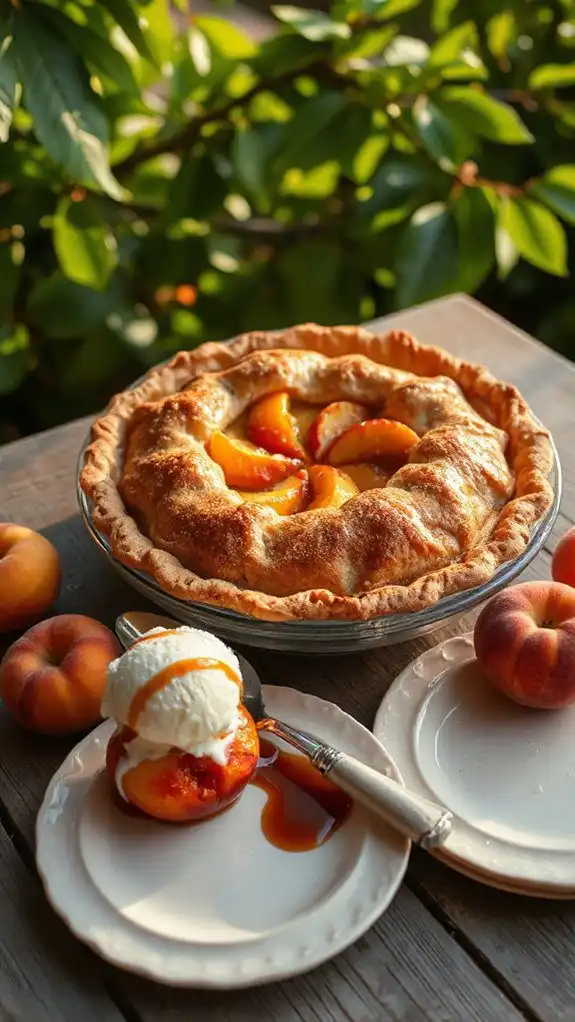 georgia peach pie pairings
