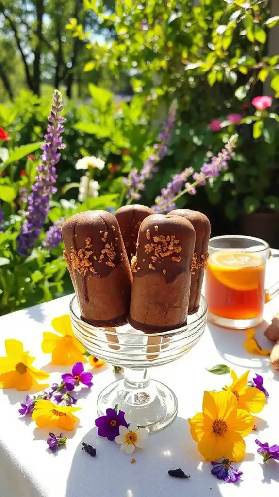 gingerbread flavored frozen treats