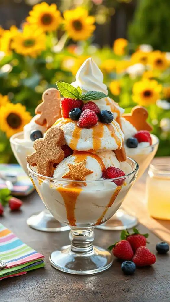 gingerbread ice cream delight