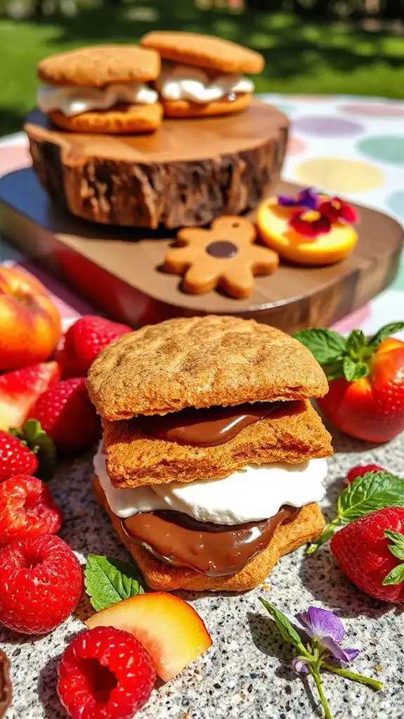 gingerbread s mores quick delight