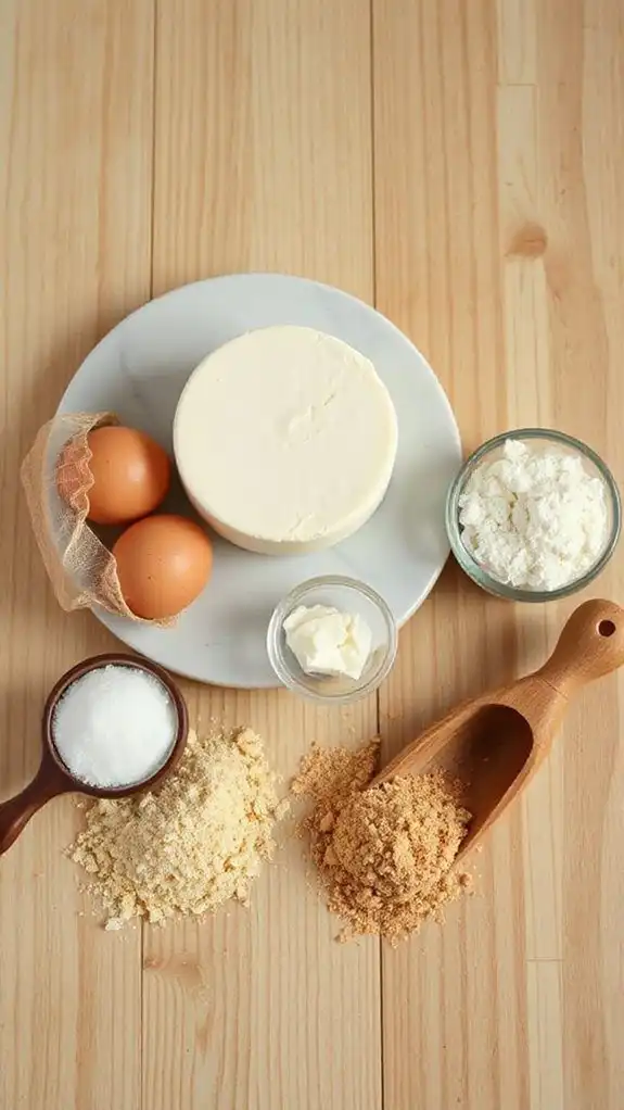gluten free cheesecake ingredient essentials