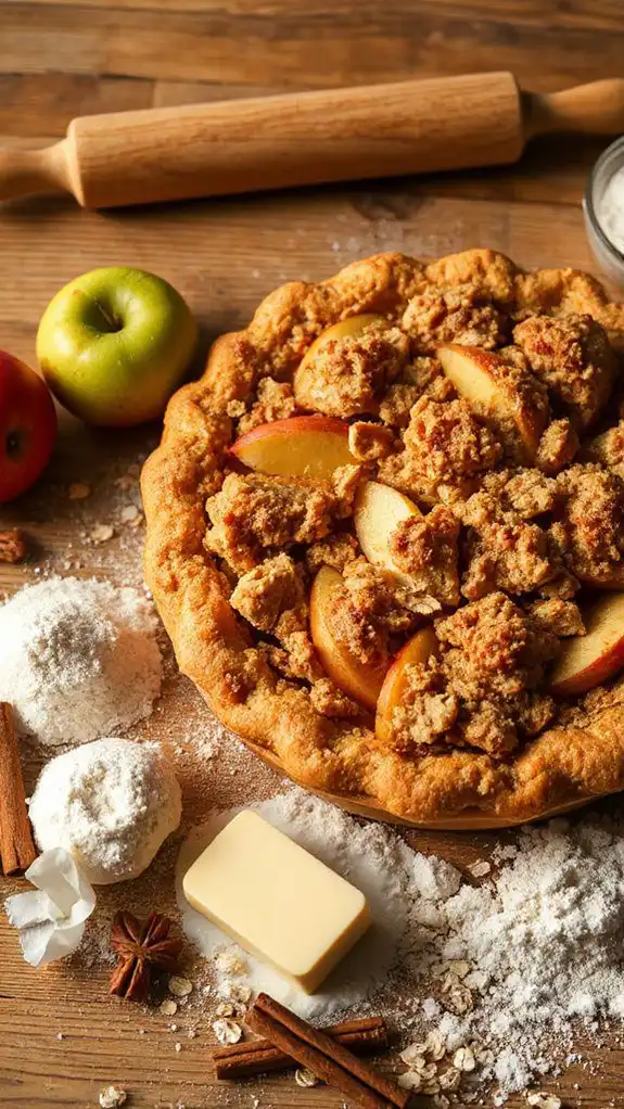 gluten free spiced pie tips