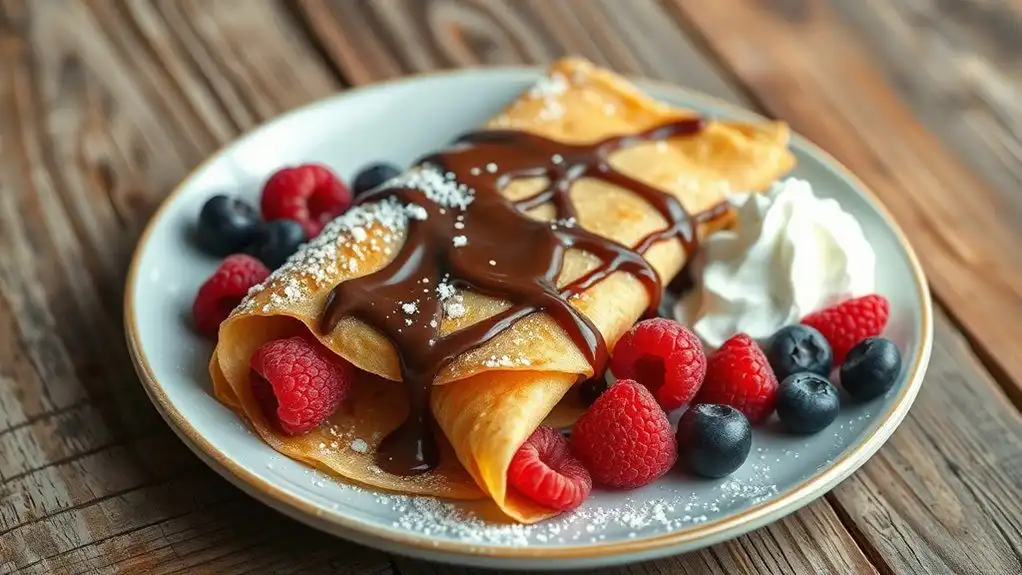 gluten free summer crepe desserts