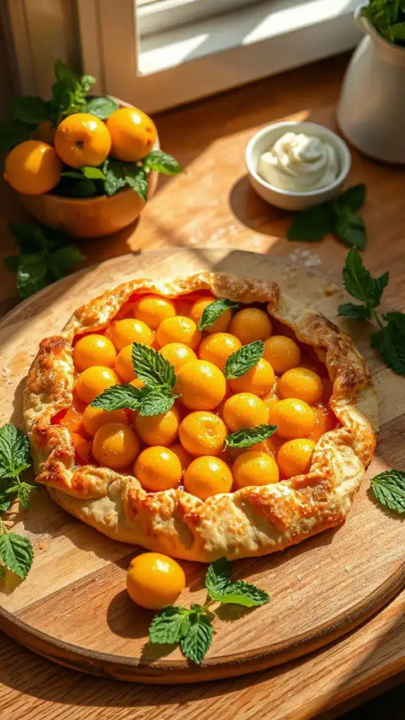 golden berry galette delight