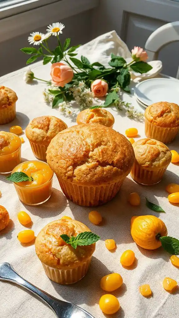 golden berry muffin recipe