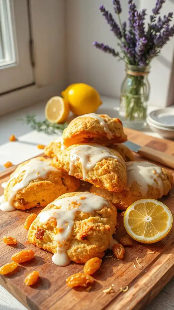 golden raisin scones recipe