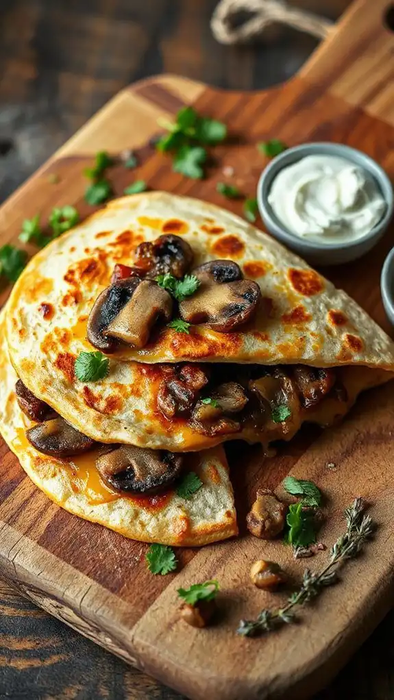 gourmet vegetarian quesadillas recipe